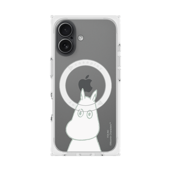 プレミアムスクエアケース with MagSafe［ MOOMIN - Troubled face ］