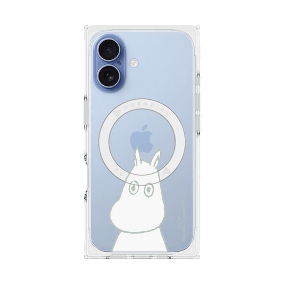 プレミアムスクエアケース with MagSafe［ MOOMIN - Troubled face ］
