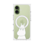 プレミアムスクエアケース with MagSafe［ MOOMIN - Troubled face ］