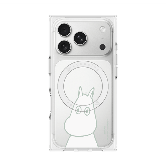 プレミアムスクエアケース with MagSafe［ MOOMIN - Troubled face ］