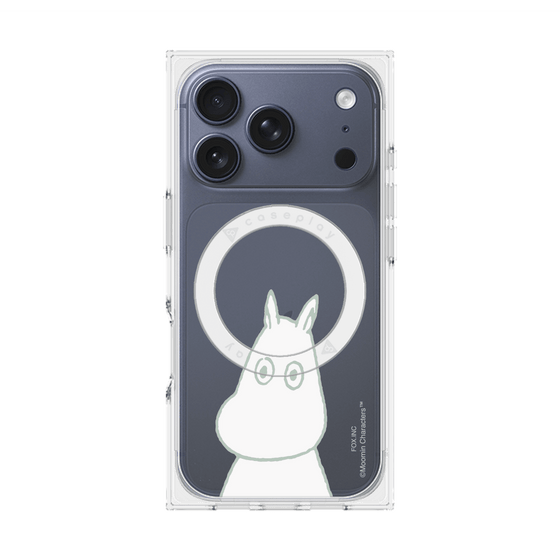 プレミアムスクエアケース with MagSafe［ MOOMIN - Troubled face ］