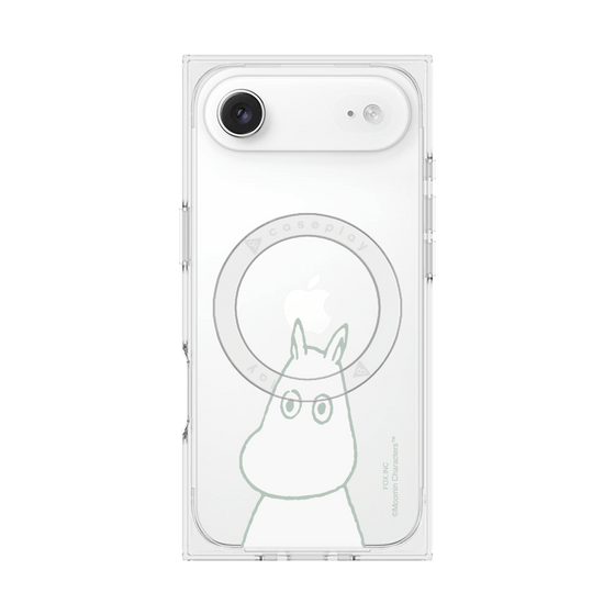 プレミアムスクエアケース with MagSafe［ MOOMIN - Troubled face ］