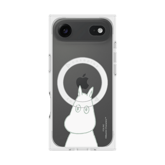 プレミアムスクエアケース with MagSafe［ MOOMIN - Troubled face ］