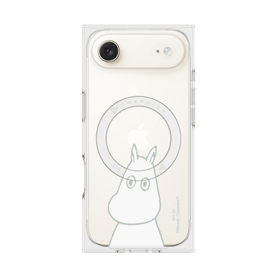 プレミアムスクエアケース with MagSafe［ MOOMIN - Troubled face ］