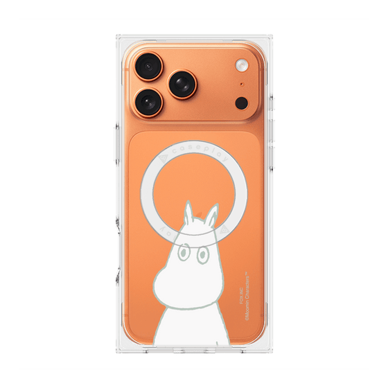 プレミアムスクエアケース with MagSafe［ MOOMIN - Troubled face ］