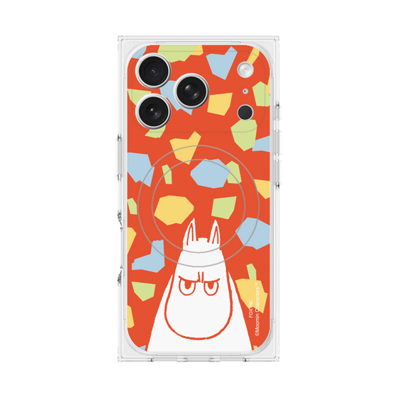 プレミアムスクエアケース with MagSafe［ MOOMIN - Angry face - color ］