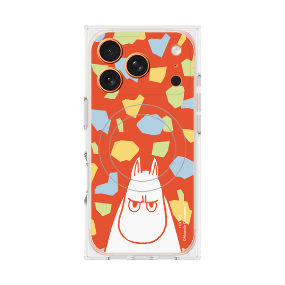 プレミアムスクエアケース with MagSafe［ MOOMIN - Angry face - color ］