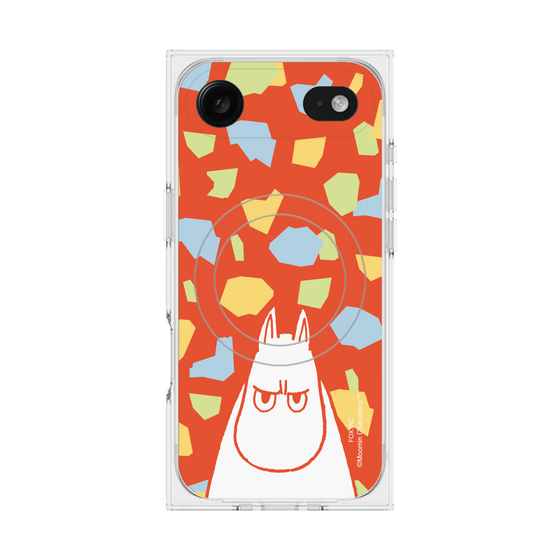 プレミアムスクエアケース with MagSafe［ MOOMIN - Angry face - color ］
