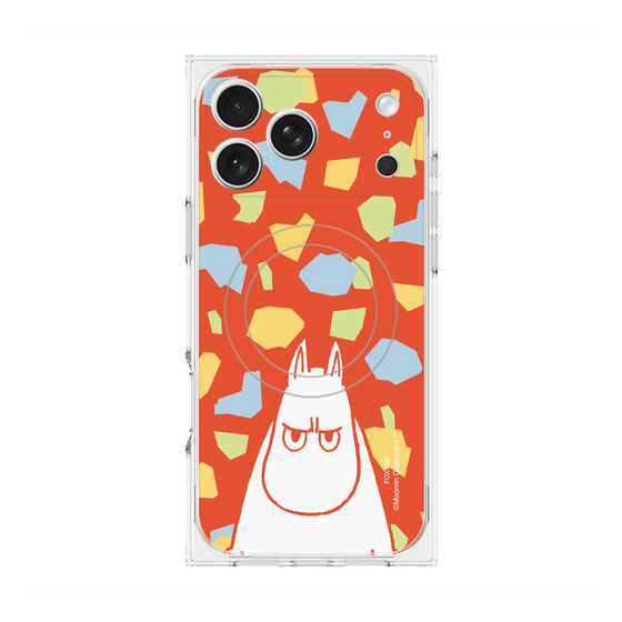 プレミアムスクエアケース with MagSafe［ MOOMIN - Angry face - color ］