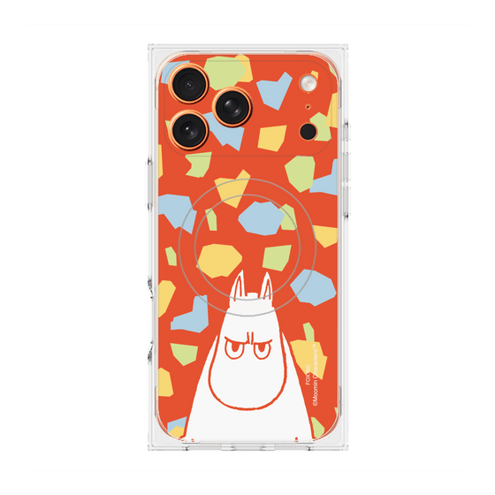 プレミアムスクエアケース with MagSafe［ MOOMIN - Angry face - color ］