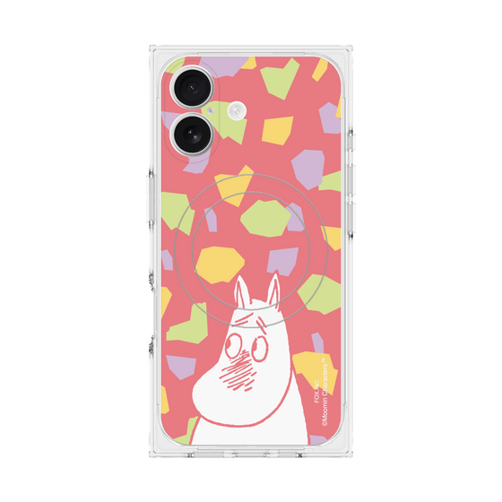 プレミアムスクエアケース with MagSafe［ MOOMIN - Blushing face - color ］
