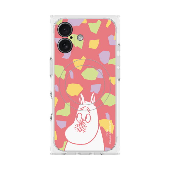 プレミアムスクエアケース with MagSafe［ MOOMIN - Blushing face - color ］
