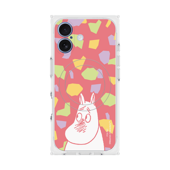 プレミアムスクエアケース with MagSafe［ MOOMIN - Blushing face - color ］