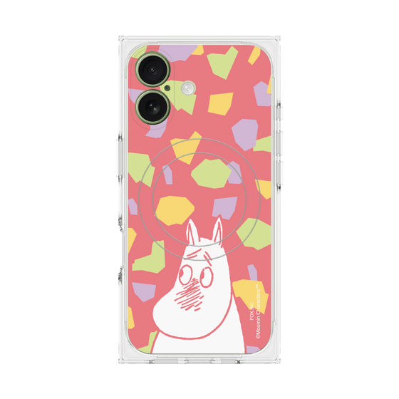 プレミアムスクエアケース with MagSafe［ MOOMIN - Blushing face - color ］