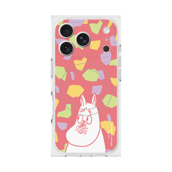 プレミアムスクエアケース with MagSafe［ MOOMIN - Blushing face - color ］