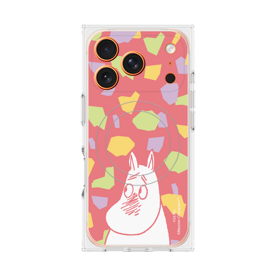 プレミアムスクエアケース with MagSafe［ MOOMIN - Blushing face - color ］
