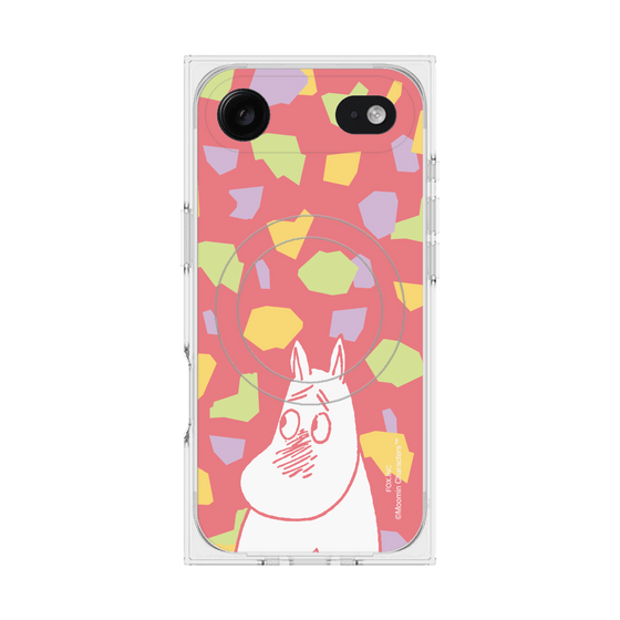 プレミアムスクエアケース with MagSafe［ MOOMIN - Blushing face - color ］