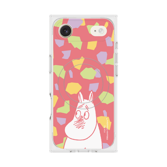 プレミアムスクエアケース with MagSafe［ MOOMIN - Blushing face - color ］