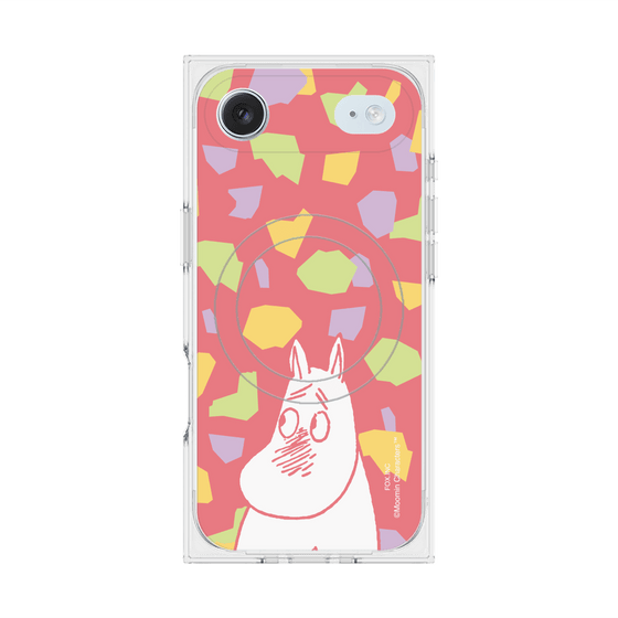 プレミアムスクエアケース with MagSafe［ MOOMIN - Blushing face - color ］
