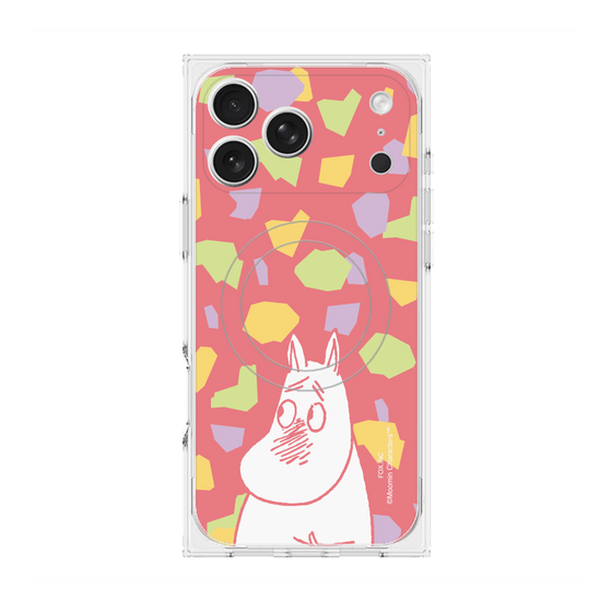 プレミアムスクエアケース with MagSafe［ MOOMIN - Blushing face - color ］