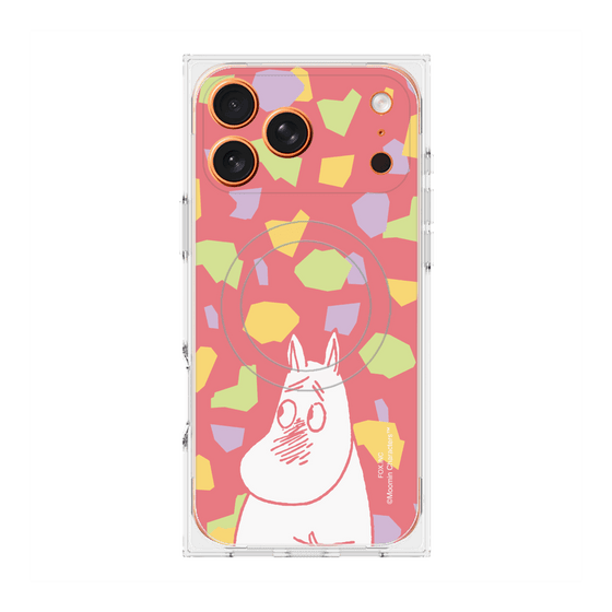 プレミアムスクエアケース with MagSafe［ MOOMIN - Blushing face - color ］