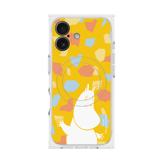 プレミアムスクエアケース with MagSafe［ MOOMIN - Happy face - color ］