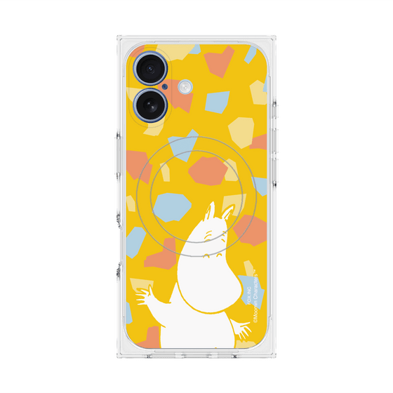 プレミアムスクエアケース with MagSafe［ MOOMIN - Happy face - color ］