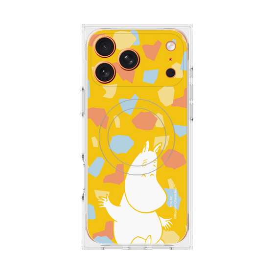 プレミアムスクエアケース with MagSafe［ MOOMIN - Happy face - color ］