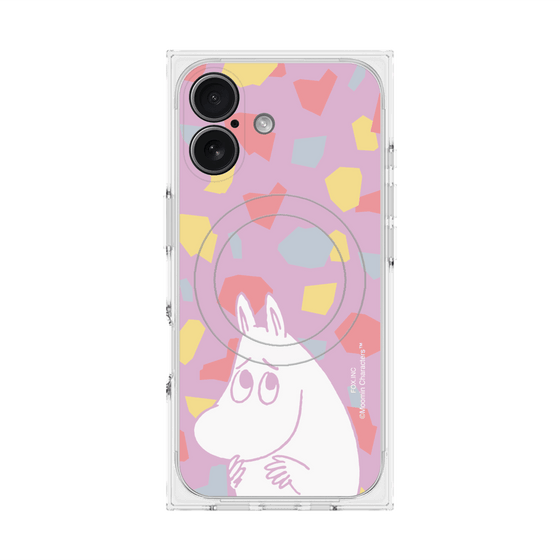 プレミアムスクエアケース with MagSafe［ MOOMIN - Fearful face - color ］