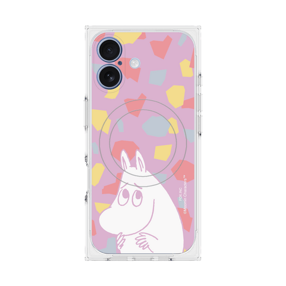 プレミアムスクエアケース with MagSafe［ MOOMIN - Fearful face - color ］