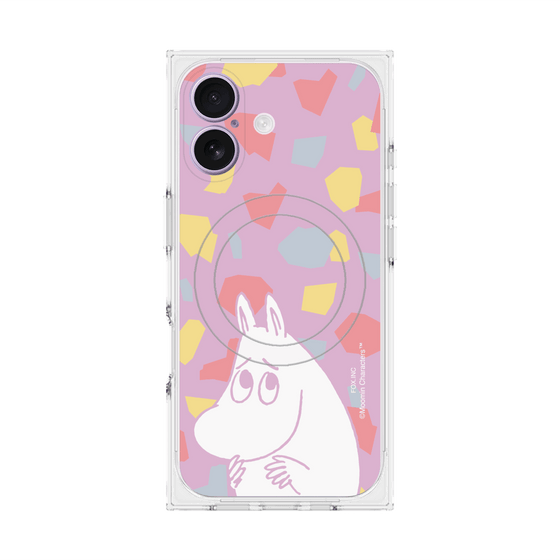 プレミアムスクエアケース with MagSafe［ MOOMIN - Fearful face - color ］