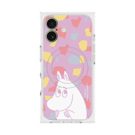 プレミアムスクエアケース with MagSafe［ MOOMIN - Fearful face - color ］