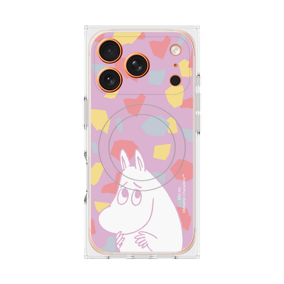 プレミアムスクエアケース with MagSafe［ MOOMIN - Fearful face - color ］