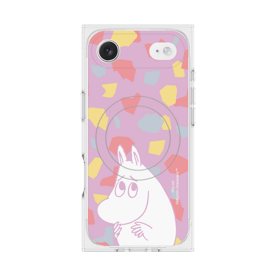 プレミアムスクエアケース with MagSafe［ MOOMIN - Fearful face - color ］