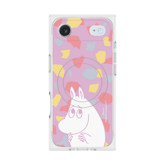 プレミアムスクエアケース with MagSafe［ MOOMIN - Fearful face - color ］