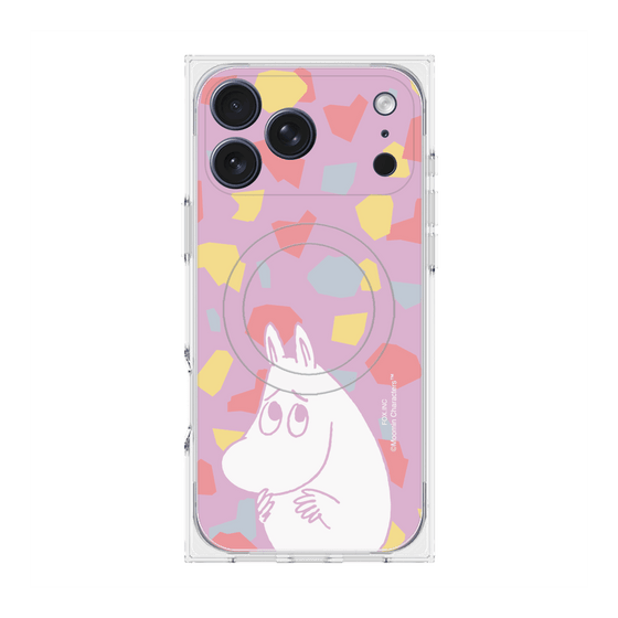 プレミアムスクエアケース with MagSafe［ MOOMIN - Fearful face - color ］