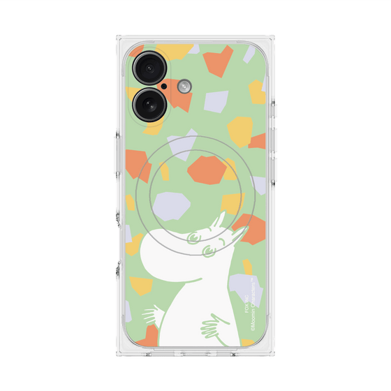 プレミアムスクエアケース with MagSafe［ MOOMIN - Sparkling face - color ］