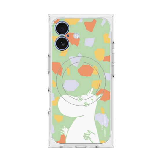 プレミアムスクエアケース with MagSafe［ MOOMIN - Sparkling face - color ］