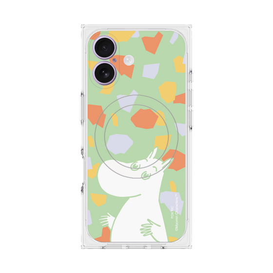 プレミアムスクエアケース with MagSafe［ MOOMIN - Sparkling face - color ］