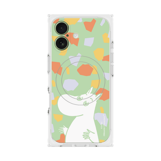 プレミアムスクエアケース with MagSafe［ MOOMIN - Sparkling face - color ］