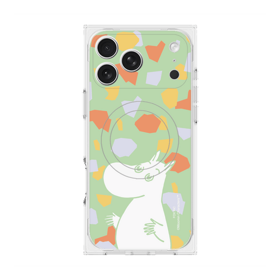 プレミアムスクエアケース with MagSafe［ MOOMIN - Sparkling face - color ］