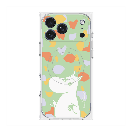 プレミアムスクエアケース with MagSafe［ MOOMIN - Sparkling face - color ］
