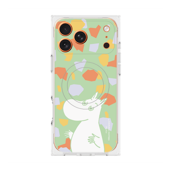 プレミアムスクエアケース with MagSafe［ MOOMIN - Sparkling face - color ］