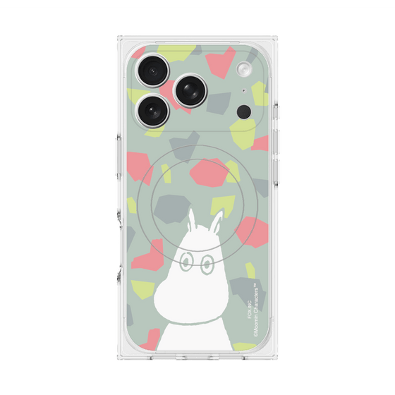 プレミアムスクエアケース with MagSafe［ MOOMIN - Troubled face - color ］
