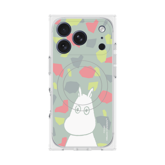 プレミアムスクエアケース with MagSafe［ MOOMIN - Troubled face - color ］