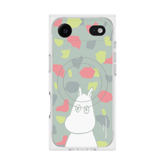 プレミアムスクエアケース with MagSafe［ MOOMIN - Troubled face - color ］