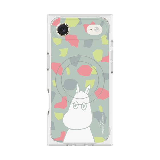 プレミアムスクエアケース with MagSafe［ MOOMIN - Troubled face - color ］