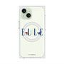 プレミアムスクエアケース with MagSafe［ ELLE×マイメロディ＆クロミ - ロゴ ］