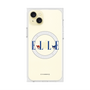 プレミアムスクエアケース with MagSafe［ ELLE×マイメロディ＆クロミ - ロゴ ］