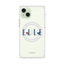 プレミアムスクエアケース with MagSafe［ ELLE×マイメロディ＆クロミ - ロゴ ］